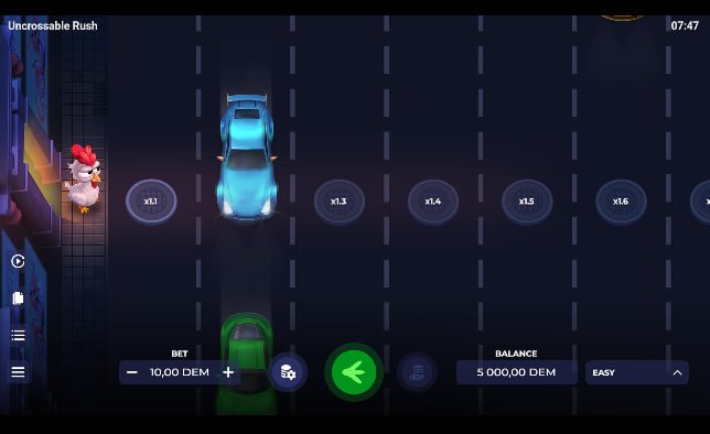 Uncrossable rush crash game, uncrossable rush jugar